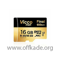کارت حافظه 16 گیگابایت میکرو ویکو مدل 600x-U3 ظرفیت