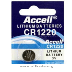 باتری سکه ای accell مدل CR1220
